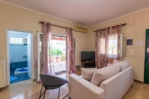 Sofis Private House With Big Garden Apartment Alykes Potamou Bagian luar foto